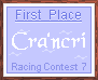 First Place Certificate, Racing Contest 7